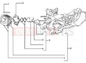 PIAGGIO Typhoon 125 XR 2T Cylinder-piston-wrist pin, assy