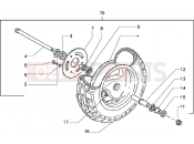 PIAGGIO Typhoon 125 XR 2T Front wheel