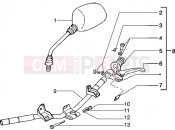 PIAGGIO Typhoon 50 2T Handlebars component parts