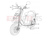 PIAGGIO TRANSMISSIONS-REAR BRAKE-SPEEDOMETER (KMS)