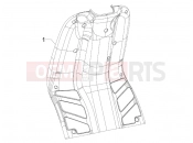 PIAGGIO Typhoon 50 2T Front glove-box - Knee-guard panel