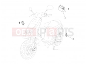 PIAGGIO Typhoon 50 2T Remote control switches - Battery - Horn