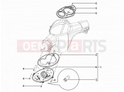 PIAGGIO Typhoon 50 2T (LBMC501) Meter combination - Cruscotto