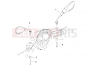 PIAGGIO Typhoon 50 4T 4V E2 (USA, CA) Driving mirror/s