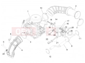 PIAGGIO Typhoon 50 4T 4V E2 (USA, CA) Carburettor, assembly - Union pipe
