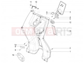 PIAGGIO Typhoon 50 4T 4V E2 (USA, CA) Front glove-box - Knee-guard panel