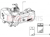 motor - Piaggio Typhoon 50 2T MY 2004