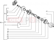 PIAGGIO Driven pulley