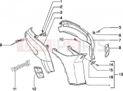 PIAGGIO Side covers