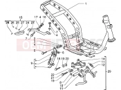 PIAGGIO Chassis-Central stand