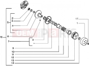 PIAGGIO Driven pulley
