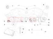 Selectors - Switches - Buttons - Piaggio X Evo 400 2007