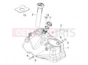 PIAGGIO X Evo 400 Fuel tank