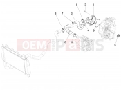 Cooler pump - Piaggio X10 125 4V I.E. 2015