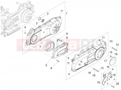Crankcase cover - Crankcase cooling - Piaggio X10 125 4V I.E. 2015