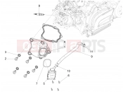 Cylinder head cover - Piaggio X10 125 4V I.E. 2015
