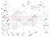 Main cable harness - Piaggio X10 125 4V I.E. 2015