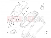 Saddle/seats - Piaggio X10 125 4V I.E. 2015