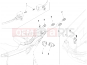 Selectors - Switches - Buttons - Piaggio X10 125 4V I.E. 2015