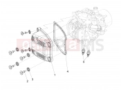 PIAGGIO X10 500 4V I.E. Cylinder head cover