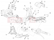 PIAGGIO X10 500 4V I.E. Handlebars coverages