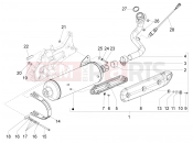 PIAGGIO X10 500 4V I.E. Silencer