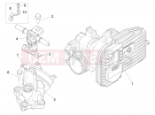 PIAGGIO X10 500 4V I.E. Throttle body - Injector - Induction joint