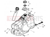 PIAGGIO X8 125 FUEL TANK
