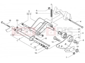 PIAGGIO X8 125 SWINGING ARM