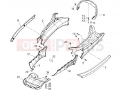 PIAGGIO X8 200 Side cover - Spoiler