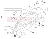 PIAGGIO X8 200 Helmet huosing - Undersaddle