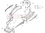 PIAGGIO X8 400 ie Side cover - Spoiler