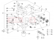 PIAGGIO X8 400 ie Flywheel magneto cover - Oil filter
