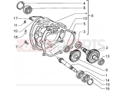 PIAGGIO X9 125 Rear wheel shaft
