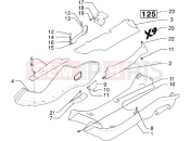 PIAGGIO X9 125 Side coverings-Spoiler