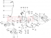 PIAGGIO X9 125 Evolution Brakes pipes - Calipers