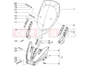 PIAGGIO X9 125 Evolution Windshield - Glass