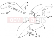 PIAGGIO Wheel compartmentmudguard