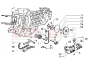 PIAGGIO X9 200 Evolution Pump group-oil pan