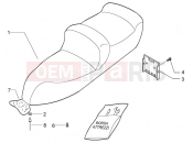 PIAGGIO X9 200 Evolution Saddle-tools kit