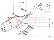 PIAGGIO X9 200 Evolution Silencer