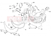 PIAGGIO X9 250 Evolution Front top case
