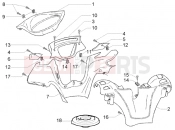 PIAGGIO X9 250 Evolution Handlebar coverings