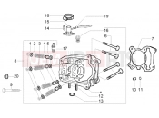 PIAGGIO X9 250 Evolution hengerfej - szelep