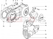 PIAGGIO X9 250 Evolution Crankcase cover - Crankcase cooling