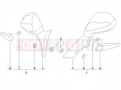 PIAGGIO X9 250 Evolution Driving mirror/s