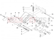 PIAGGIO X9 250 Evolution Swinging arm