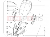 PIAGGIO X9 500 Evolution Windshield - Glass