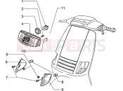 PIAGGIO Zip 50 Headlamp