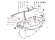 Battery holder - Piaggio Zip & Zip